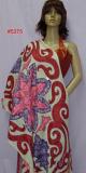 Winter Wear Pashmina Stole, Angora Kashmiri Ivory Red Multi Shawl Wrap#5375